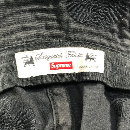 シュプリーム サスクワァッチファブリックス クラッシャー ハット ブラック サイズミディアムラージ  Supreme【AFB52】
