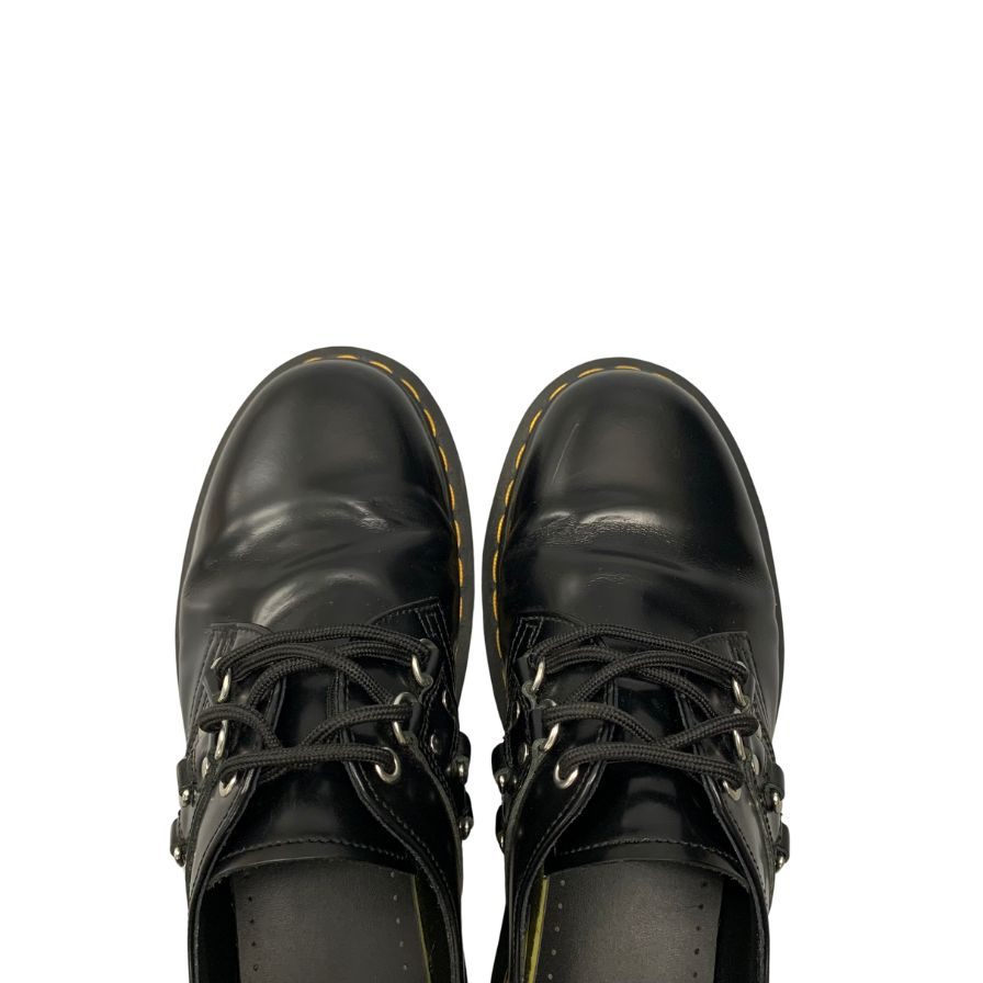 美品◆ドクターマーチン レースアップシューズ 1461 3ホール Dリング ブラック メンズ UK7 Dr.Martens【AFC44】