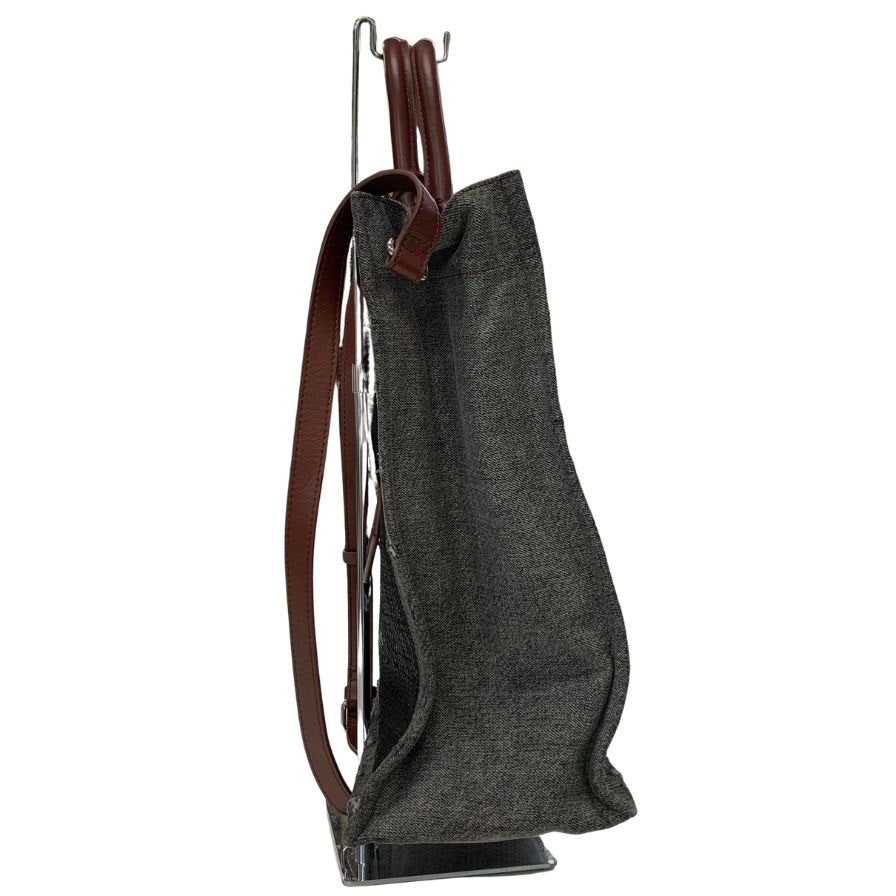 ディーゼル トートバッグ 2way ショルダー プリント キャンバス ブラック グレー DIESEL VENEZIA【AFE10】