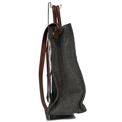 ディーゼル トートバッグ 2way ショルダー プリント キャンバス ブラック グレー DIESEL VENEZIA【AFE10】
