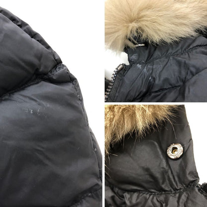 中古■モンクレール ダウンジャケット ショート BOEDIC  2020年製  ダウン フェザー レディース サイズ2 ブラック Moncler 【AFA3】