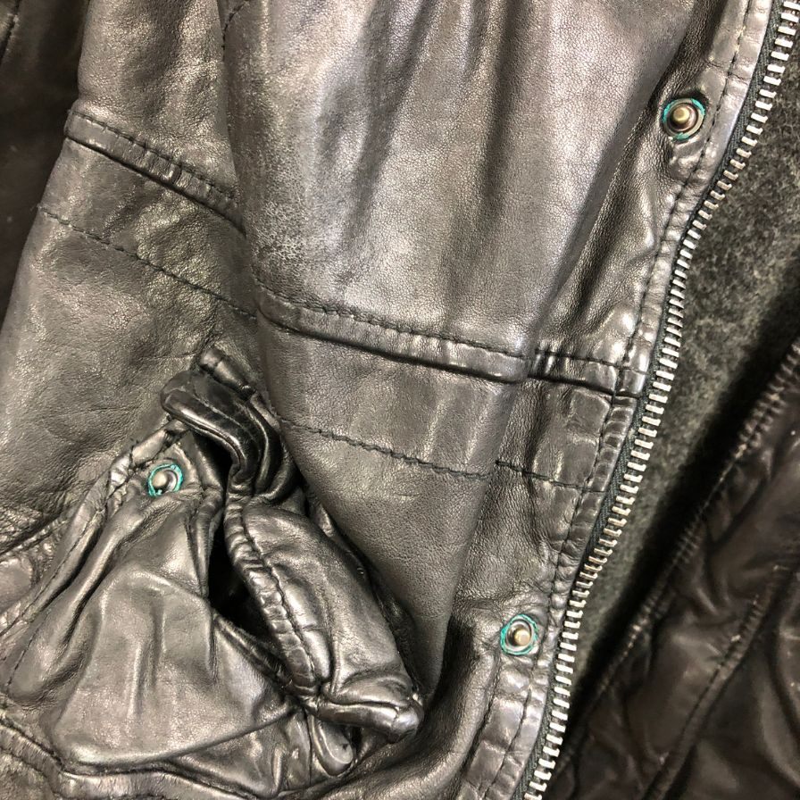 中古■ジョルジオ ブラート レザーコート ラム ブラック サイズ46 メンズ  giorgio brato 【AFA15】