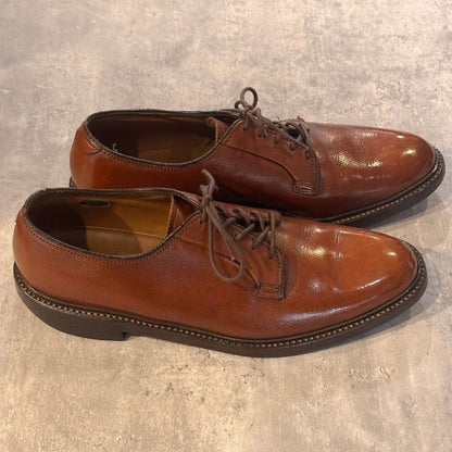 フローシャイム プレーントゥ グレインレザー ブラウン グレインレザー サイズUS10.5B メンズ FLORSHEIM ビジネスシューズ 約27.0cm【LA】【中古】