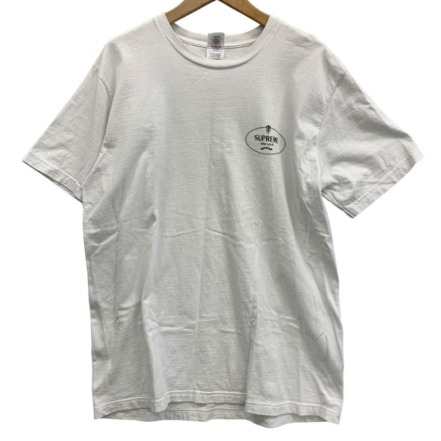 極美品◆シュプリーム 24AW Tシャツ CREST TEE ホワイト メンズ サイズM Supreme 【AFB19】