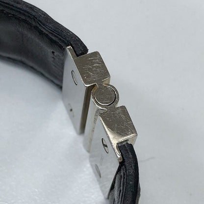 エルメス レザーブレスレット シルバー金具 レディース HERMES