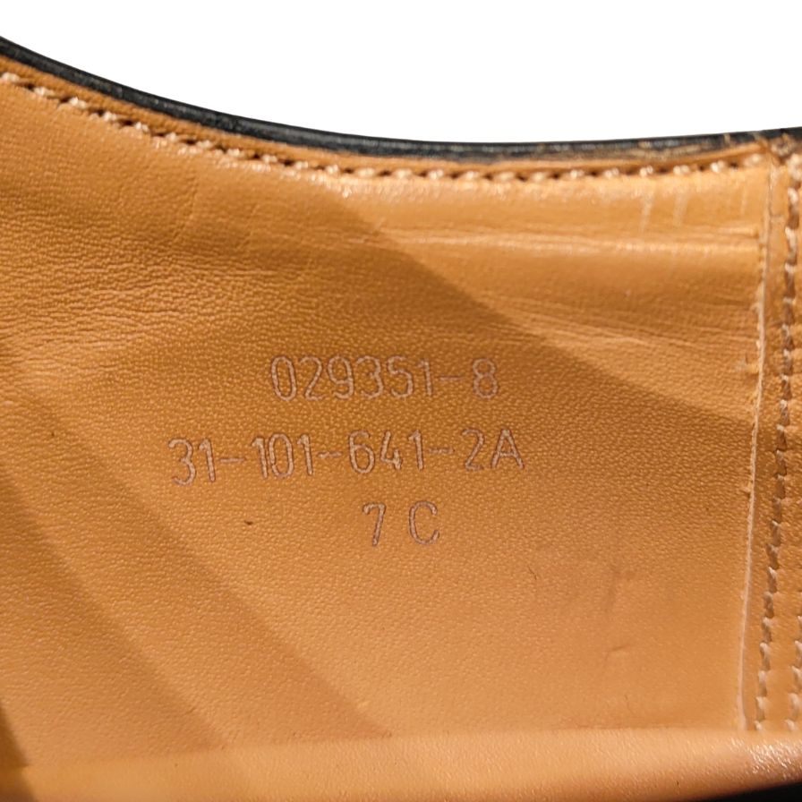 ジェイエムウエストン レザーシューズ 641 ゴルフ ボックスカーフ サイズ7C J.M.WESTON ビジネスシューズ 約26.0cm【LA】【中古】