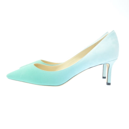 Very good condition◆JIMMY CHOO Gradient Pumps Suede Ladies Blue Size 36 JIMMY CHOO [AFC31] 