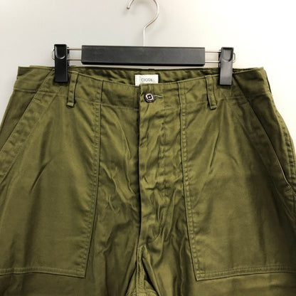 シオタ ワイドテーパードベイカーパンツ カーキ メンズ サイズ5 CIOTA 【AFB2】