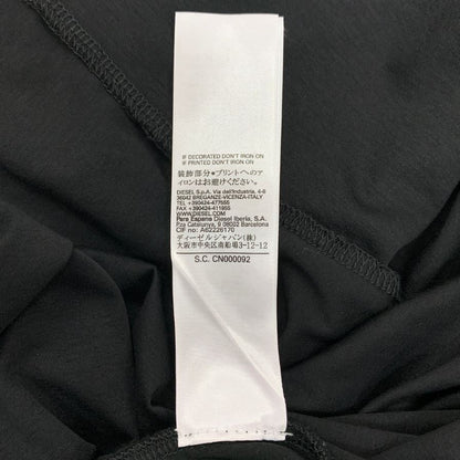 極美品◆ディーゼル ブラウス メタルボタン コットン レディース ブラック サイズXS DIESEL 【AFB2】