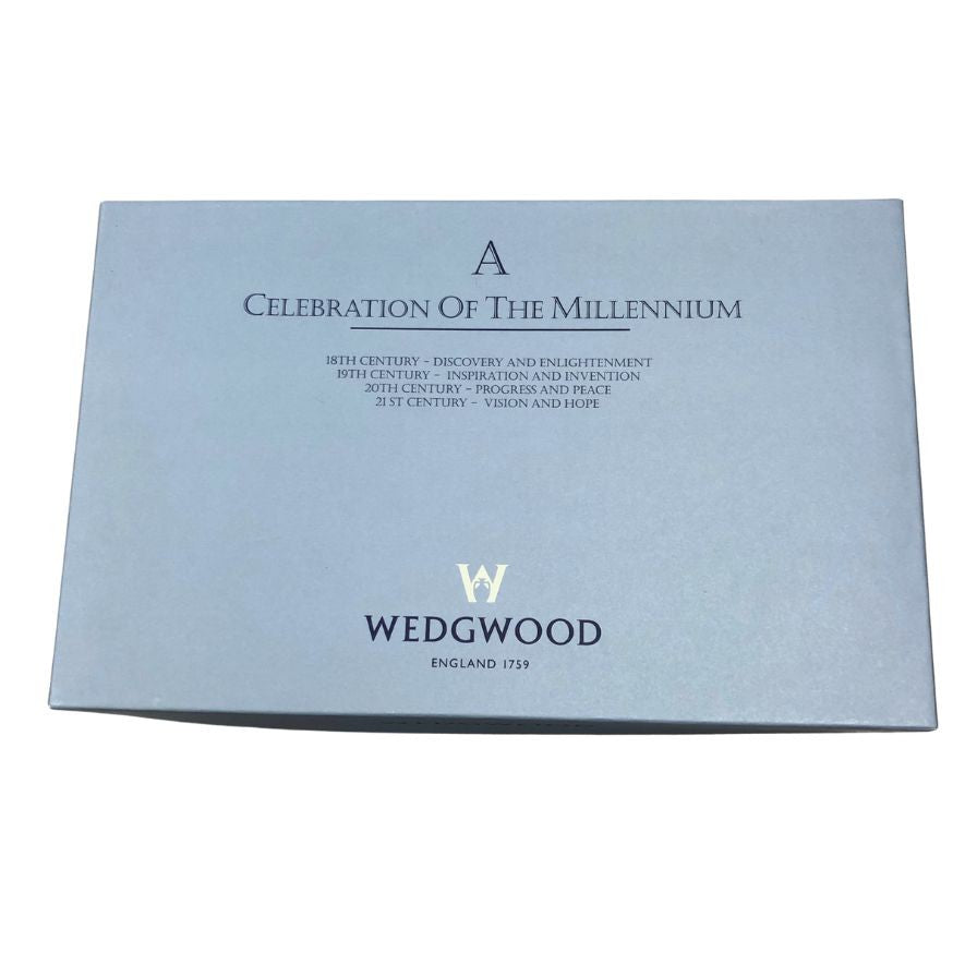 ウェッジウッド ペア カップ&ソーサー ミレニアムコレクション 21世紀 1999年 WEDGWOOD【AFI22】【中古】