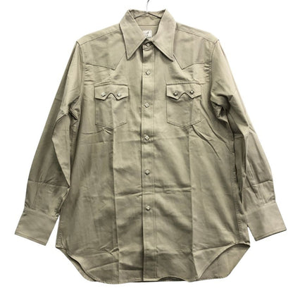 美品◆アナトミカ ハリソンシャツ ベージュ メンズ サイズＭ ANATOMICA 【AFB5】