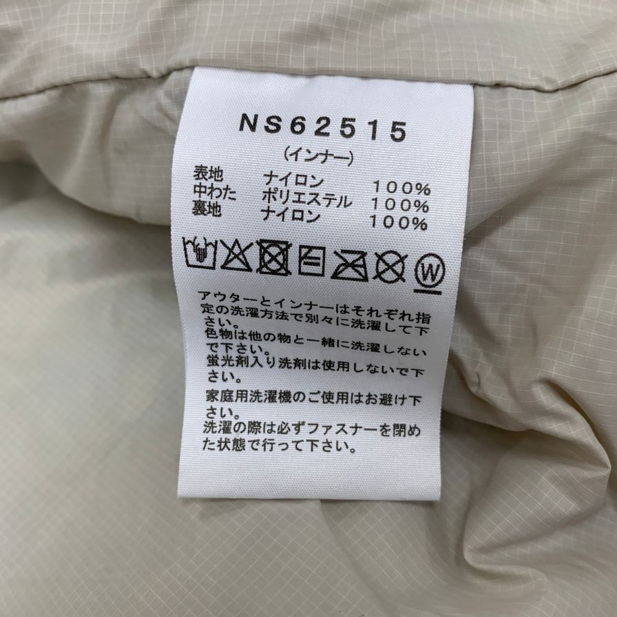 新品同様◆ザ ノース フェイス NS62515 スノーボードジャケットウェア アイボリー ユニセックス サイズM THE NORTH FACE 【AFA9】
