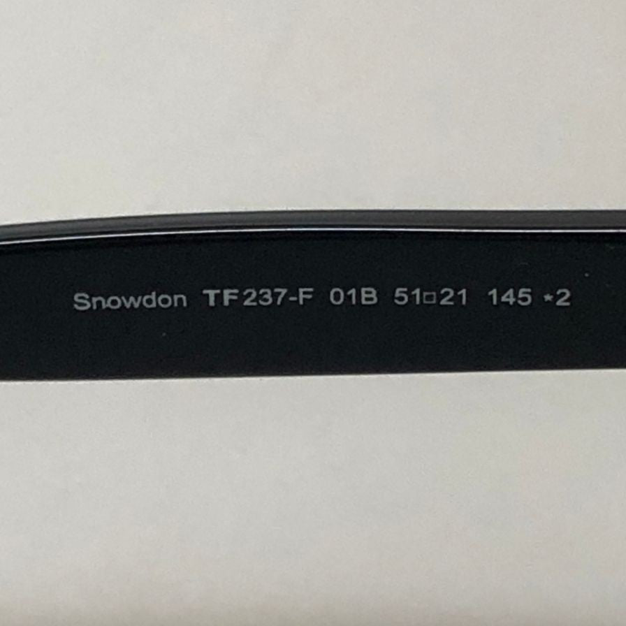 トムフォード サングラス TF237-F Snowdon 01B 51□21 メンズ ブラック TOMFORD【AFI6】