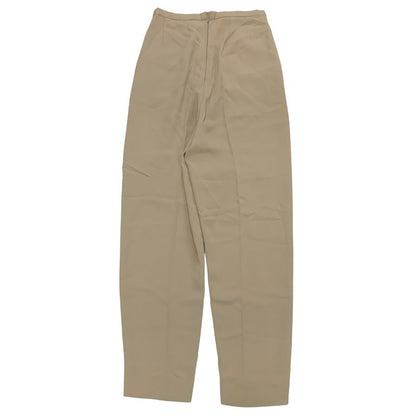 ジョルジオアルマーニ パンツ バックジップ ベージュ レディース サイズ38 GIORGIO ARMANI 【AFB37】