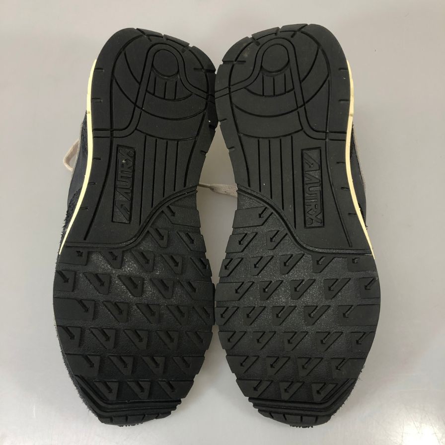 オートリー ローカットスニーカー リールウィンド スエード ネイビー ユニセックス サイズ40 AUTRY REELWIND 約25.5cm【YB4】
