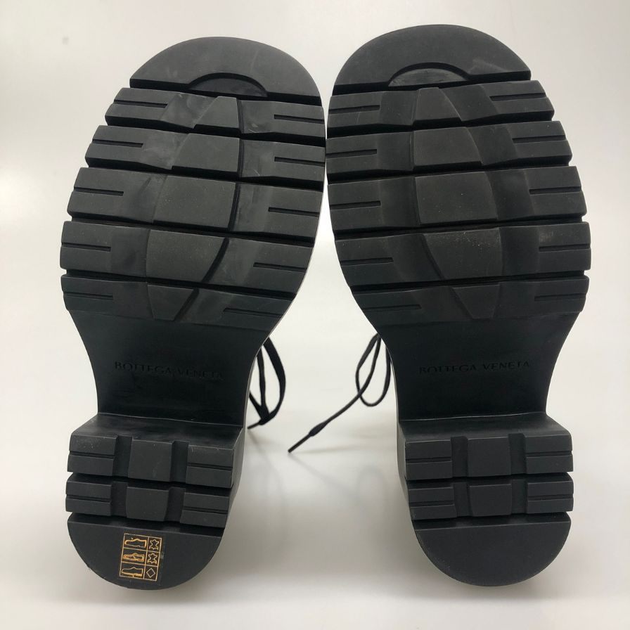 ボッテガヴェネタ ブーツ LUG ANKLE ブラック サイズ36 レディース BOTTEGA VENETA 約22.5cm【AFD9-2】
