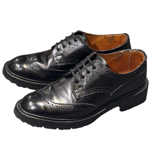 トリッカーズ レザーシューズ バートン L5633 カーフ ブラック レディースサイズUK5 Tricker’s ビジネスシューズ 約23.5cm【LA】【中古】