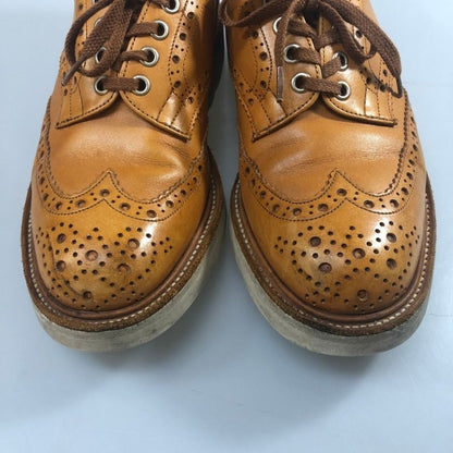 トリッカーズ バートン 321 M5633 ウィングチップ カーフ ライトブラウン UK6 メンズ Tricker’s 約25.0cm【AFC48】