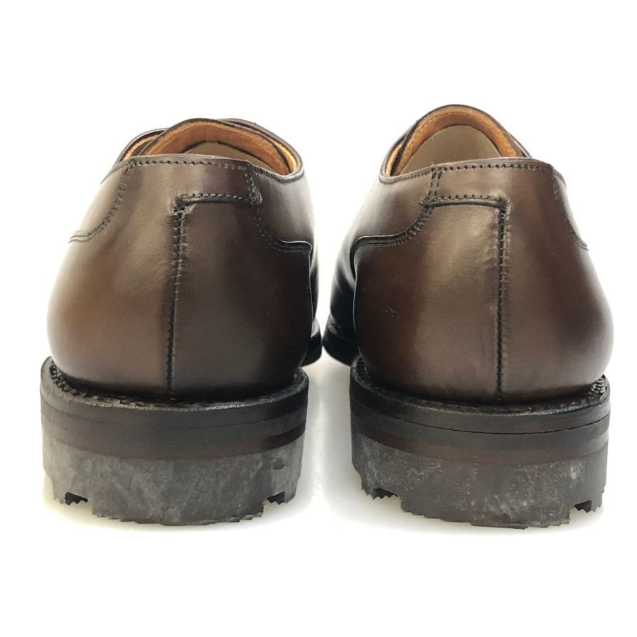クロケット＆ジョーンズ レザーシューズ MORETON Uチップ 292ラスト メンズ サイズUK8.5E ダークブラウン CROCKETT&JONES ビジネスシューズ 約27.0cm【LA】【中古】