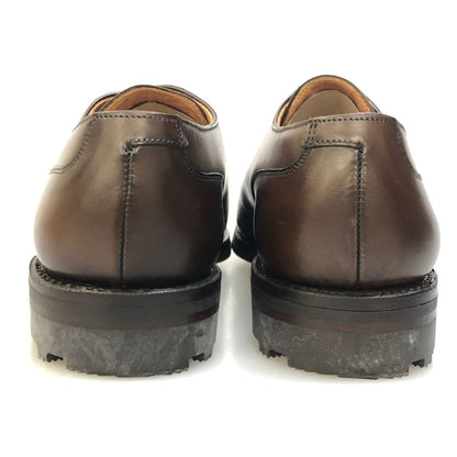 クロケット＆ジョーンズ レザーシューズ MORETON Uチップ 292ラスト メンズ サイズUK8.5E ダークブラウン CROCKETT&JONES ビジネスシューズ 約27.0cm【LA】【中古】