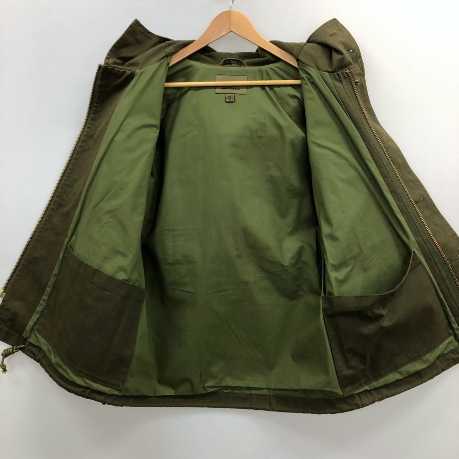 美品◆ナイジェルケーボン マルチポケットスルージャケット グリーン メンズ サイズ46 Nigel Cabourn 【AFA21】