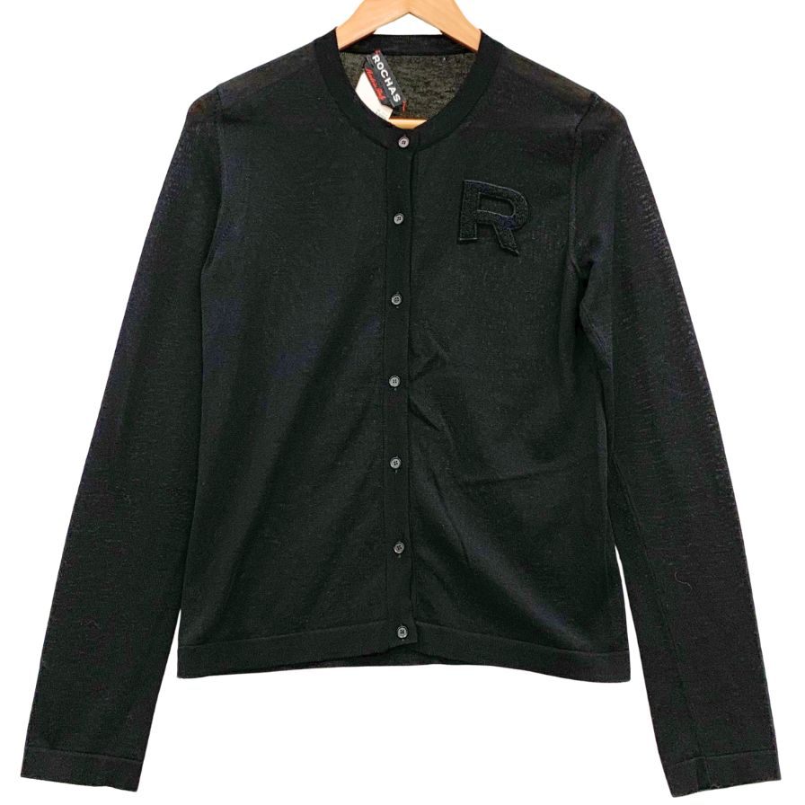 美品◆ロシャス セーター レディース ブラック サイズ40 ROCHAS 【AFB43】
