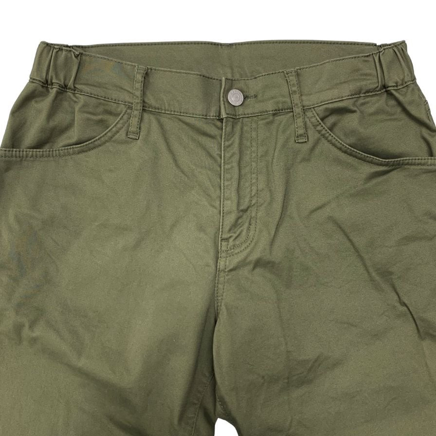 岡山デニム チノパン コットン カーキ サイズM OKAYAMA DENIM 【AFB40】