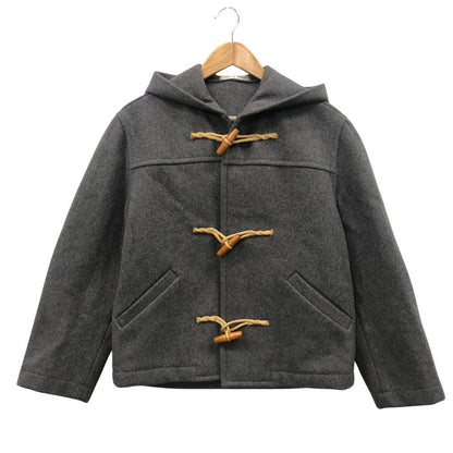 極美品◆モンゴメリー バイ チベット ダッフルコート  ショート丈 メンズ ウール ミックスファイバー サイズ34 グレー MONTGOMERY by Tibbett 【AFA12】