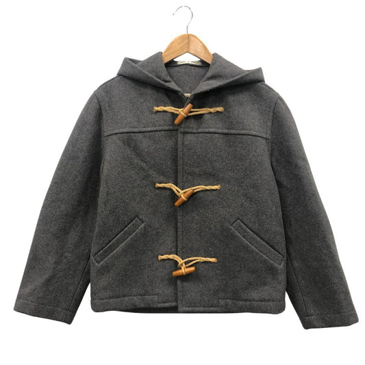 極美品◆モンゴメリー バイ チベット ダッフルコート  ショート丈 メンズ ウール ミックスファイバー サイズ34 グレー MONTGOMERY by Tibbett 【AFA12】