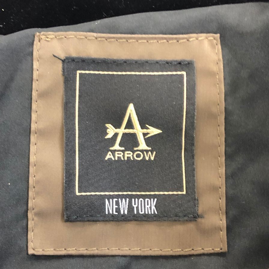 新品同様◆アロー ニューヨーク 中綿ジャケット カーキ メンズ サイズXL ARROW NEW YORK 【AFA4】