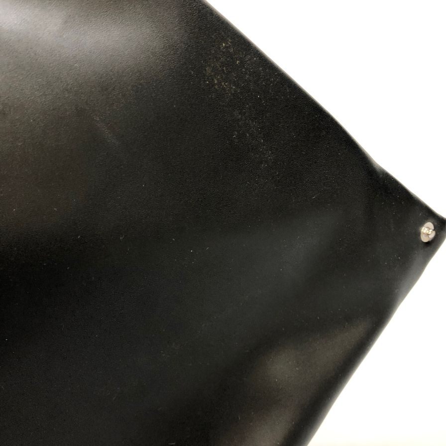 メゾン マルジェラ MM6 ジャパニーズバッグ フェイクレザー ブラック  Maison Margiela【AFE4】