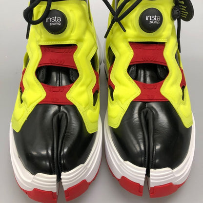 メゾンマルジェラ リーボック スニーカー Tabi Instapump Fury Hi S34WU0024 イエロー系 レディース サイズ41 Maison Margiela Reebok 約26.0cm【AFD8】