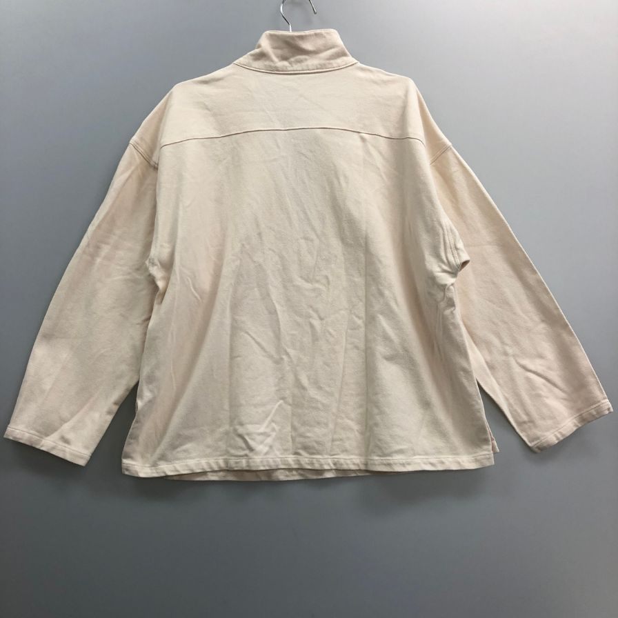 極美品◆フルーツオブザルーム 長袖プルオーバー トップス サイズ2 ベージュ FRUIT OF THE LOOM 【AFB14】