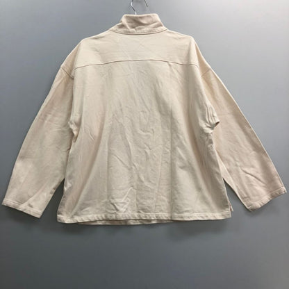 極美品◆フルーツオブザルーム 長袖プルオーバー トップス サイズ2 ベージュ FRUIT OF THE LOOM 【AFB14】