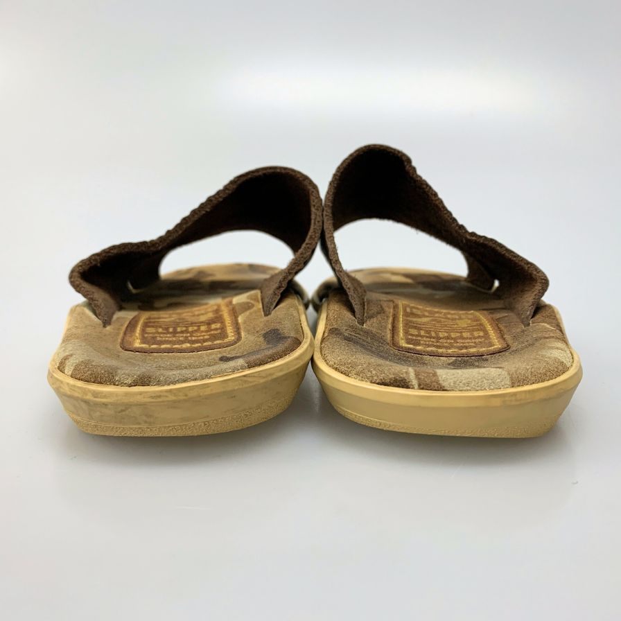 アイランドスリッパ サンダル シャワーサンダル シボレザー カモフラ 迷彩柄 ブラウン系 メンズ サイズ7 ISLAND SLIPPER PRO 約25.5cm【AFC41】