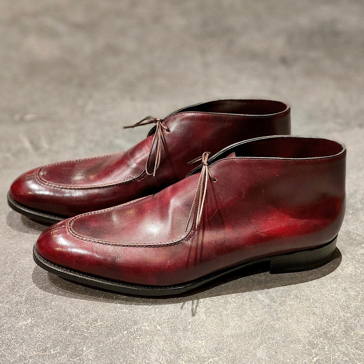 ジョンロブ レザーシューズ フォーウィ 2015イヤーモデル カーフ ブラック UK11E メンズ 革靴 JOHN LOBB FOWEY CALF ビジネスシューズ 約29.5cm【LA】【中古】