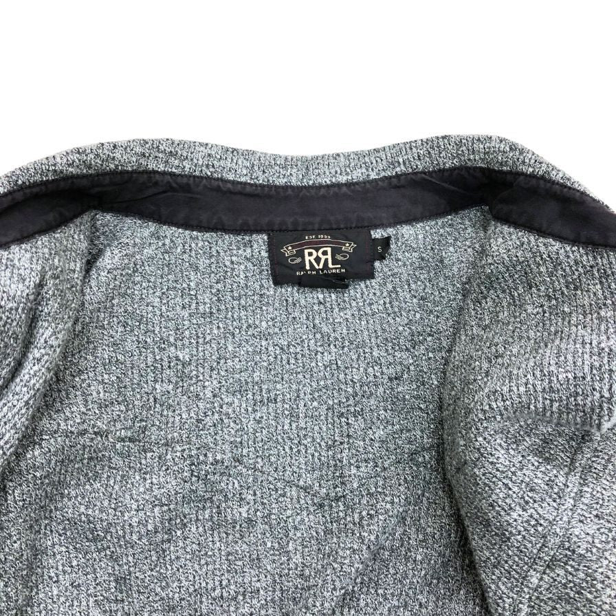 美品◆ダブルアールエル ウエスタンシャツ ニット スナップボタン グレー メンズ サイズS RALPH LAUREN RRL 【AFB9】