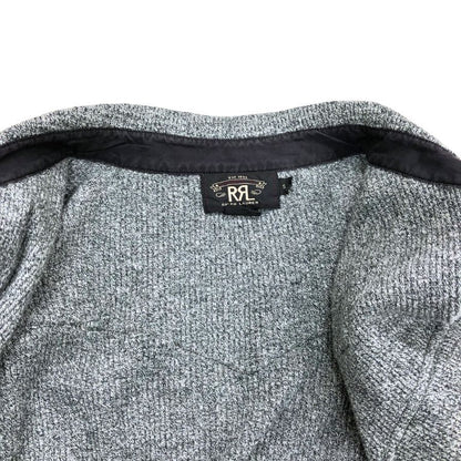 美品◆ダブルアールエル ウエスタンシャツ ニット スナップボタン グレー メンズ サイズS RALPH LAUREN RRL 【AFB9】