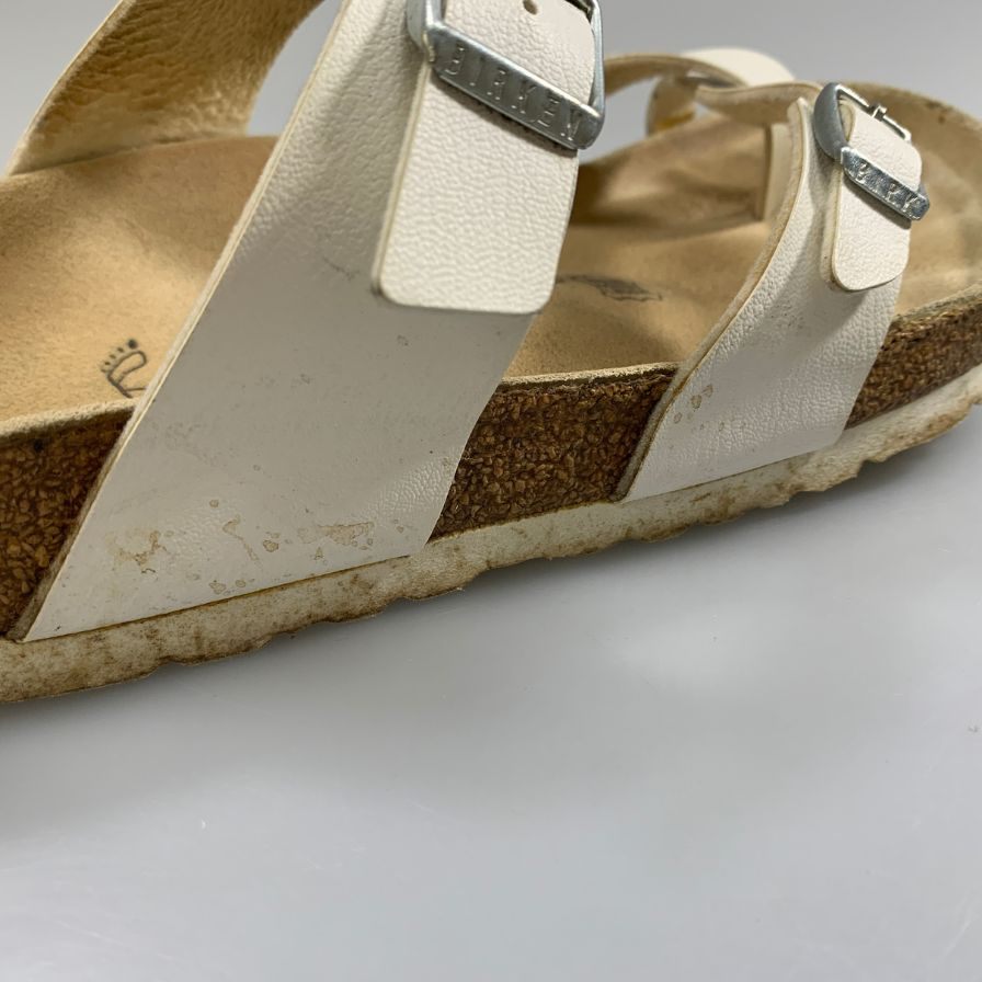 ビルケンシュトック サンダル クロスベルト MAYARI メンズ サイズ42 ホワイト Birkenstock 約27.0cm【AFC33】