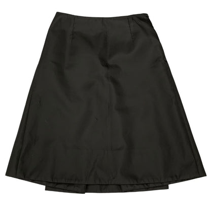 プラダ 20SS スカート リナイロン レディース ブラック サイズ42 21Y886 PRADA【AFB22】
