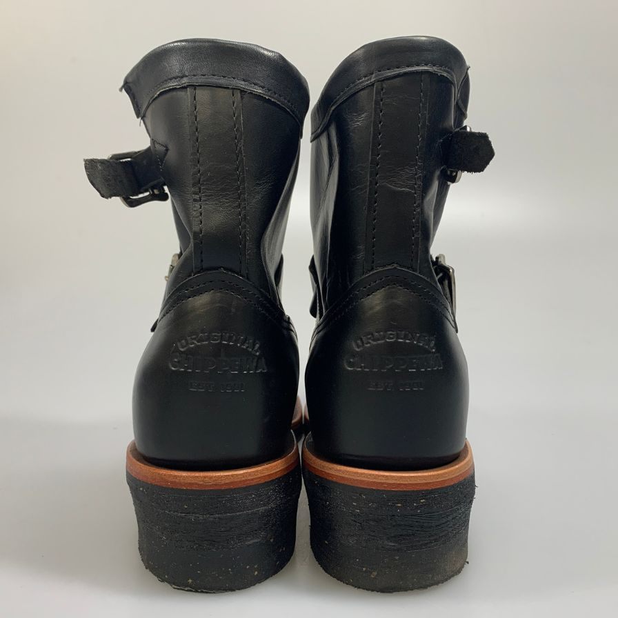 チペワ エンジニアブーツ 1901M10 STEEL TOE ENGINEER メンズ ブラック サイズ8E CHIPPEWA 約26.0cm【AFC7】