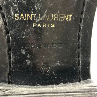 サンローラン ジョッパーブーツ 443200 エディ期 カーフ ブラック サイズ42 メンズ SAINT LAURENT 約27.0cm【AFC47】