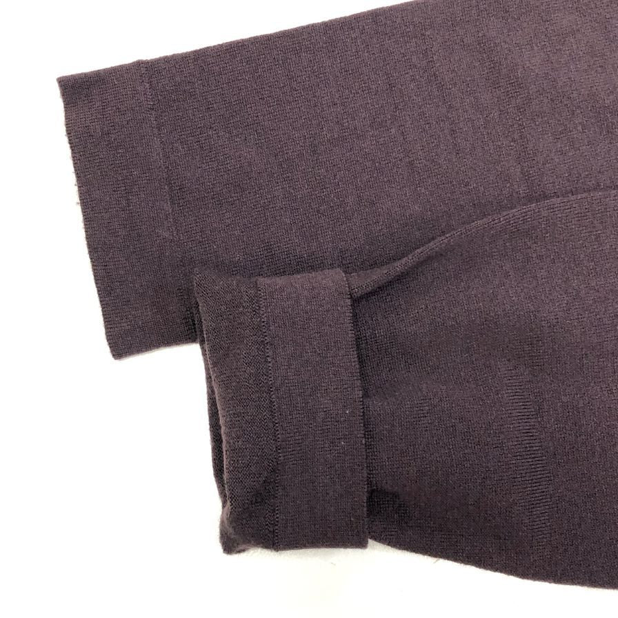 美品◆ザノーネ ウール  ハイネック シャツ メンズ サイズ 46 ブラウン系 ZANONE 【AFB1】