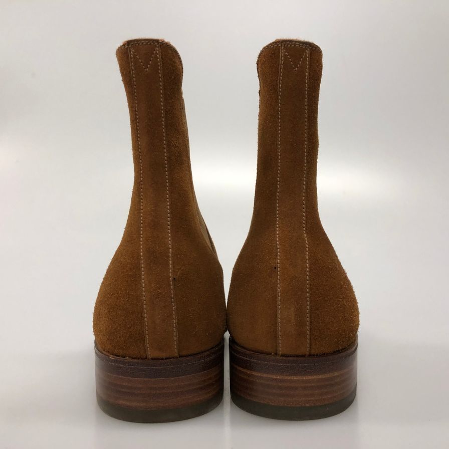 JMウエストン サイドゴアブーツ スエード 705 メンズ サイズ6D ブラウン J.M. WESTON ブーツ 約24.5cm【LA】【中古】