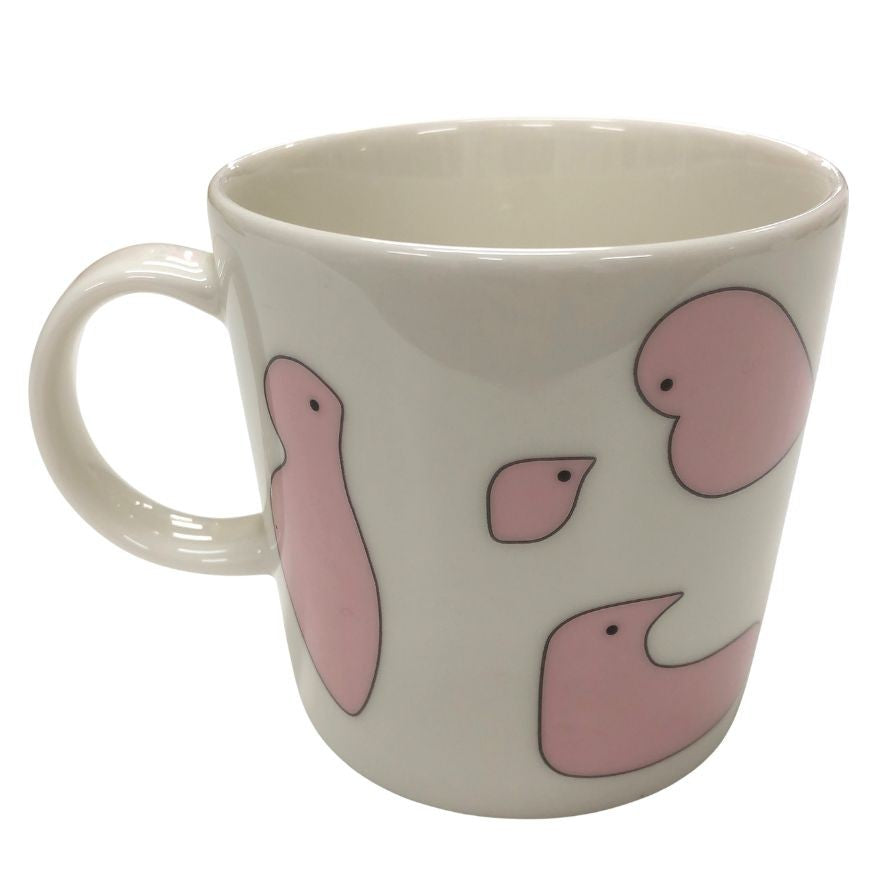 イッタラ×ミナペルホネン マグカップ スペシャルエディション 2021 バード ユニセックス 陶器 ホワイト iittala×mina perhonen【AFI28】【中古】
