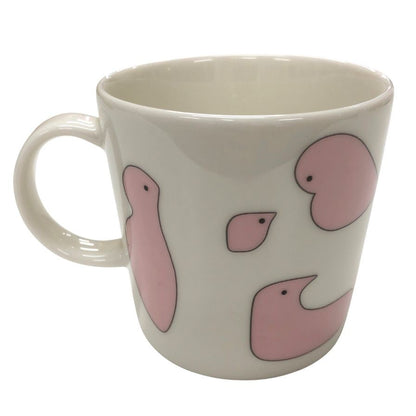 イッタラ×ミナペルホネン マグカップ スペシャルエディション 2021 バード ユニセックス 陶器 ホワイト iittala×mina perhonen【AFI28】【中古】