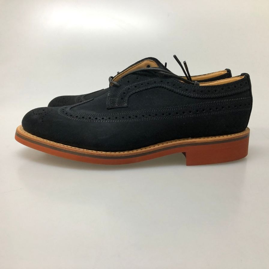 マーク マクナイリー ウィングチップ スウェード ネイビー サイズ 6 メンズ MARK MCNAIRY 約25.0cm【AFD14】