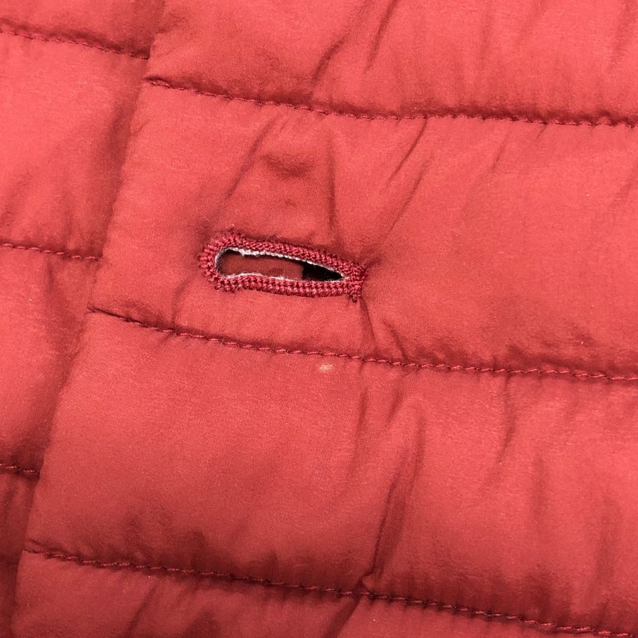 美品◆ヘルノ ジレ 中綿 シングル レッド メンズ サイズ50 HERNO 【AFB17】