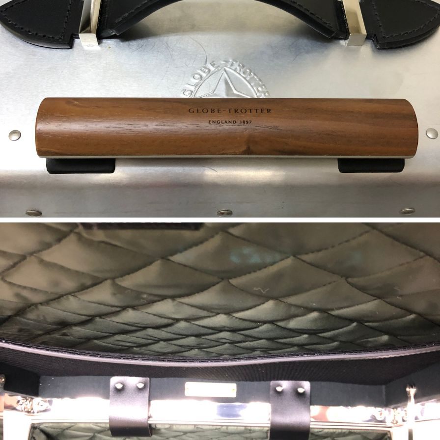 グローブトロッター 20インチトローリーケース 英国王立空軍 RAF100周年記念 シルバー GLOBETROTTER【AFE13】