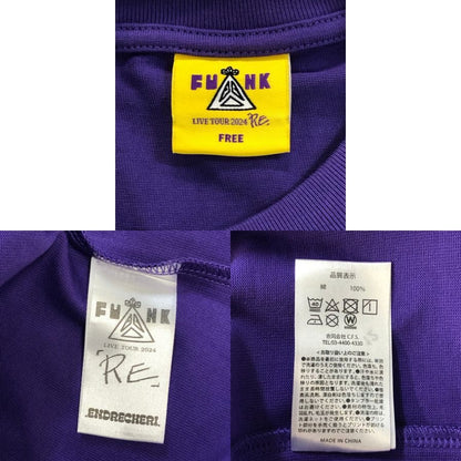 新品同様◆エンドリケリー Tシャツ 堂本剛 ライブツアー 2024 サイズフリー パープル Endrecheri 【AFB21】